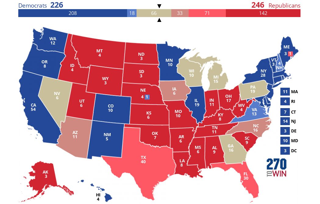 RacetotheWH 2024 Presidential Forecast