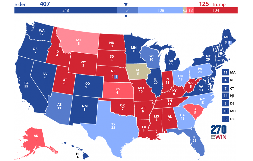 2024 Presidential Election Interactive Map