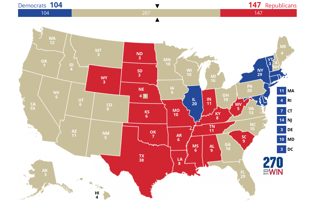 2024 Presidential Election Interactive Map