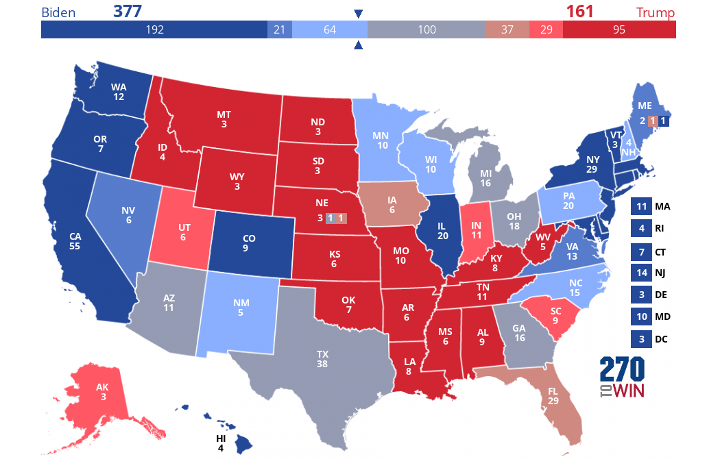 2020 Presidential Election Interactive Map