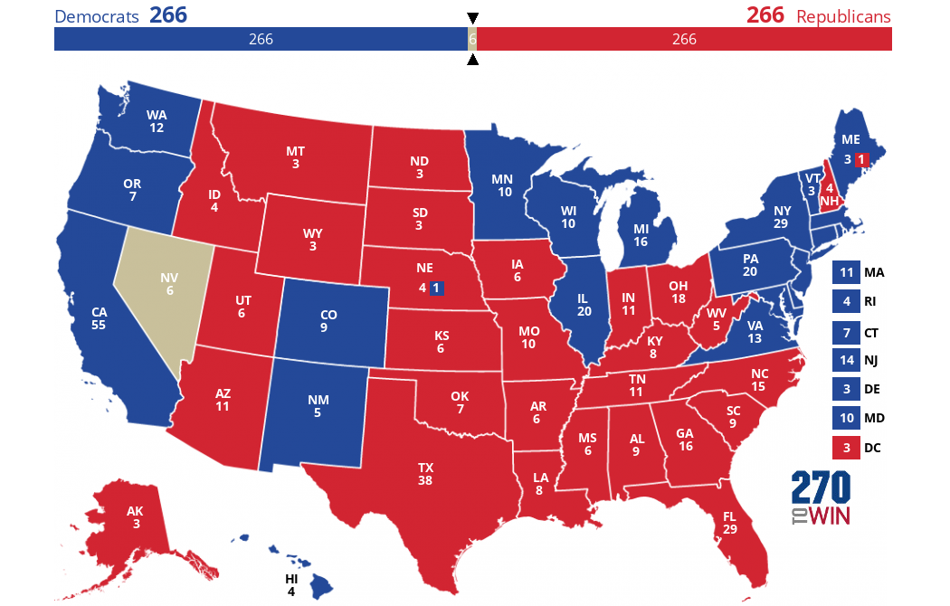 2024 Presidential Election Interactive Map