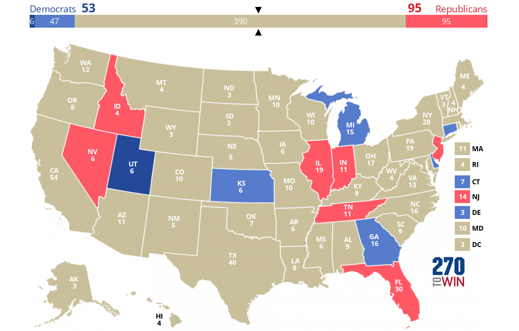 2024 Presidential Election Interactive Map