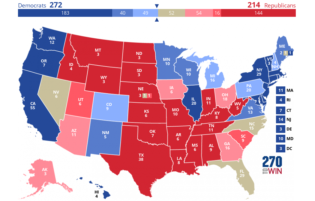 FiveThirty Eight Polls Only Forecast - 270toWin