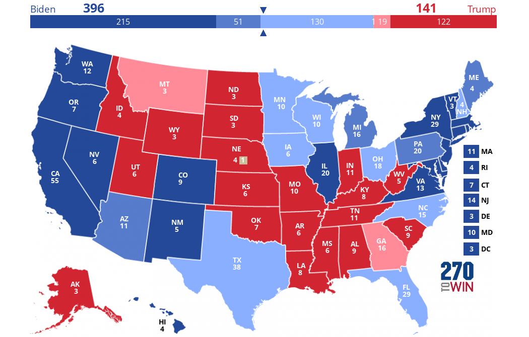 2024 Presidential Election Interactive Map