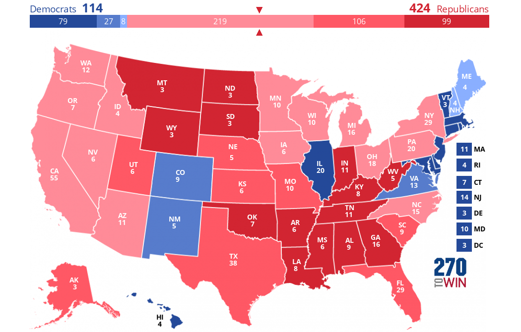 2025 Presidential Election Interactive Map