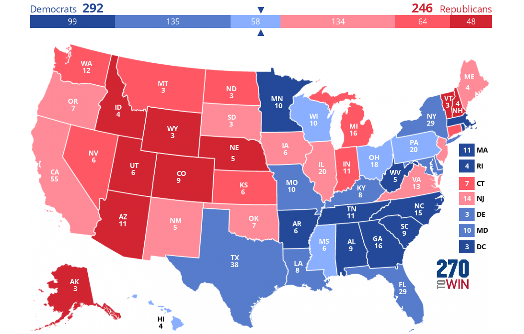 2024 Presidential Election Interactive Map