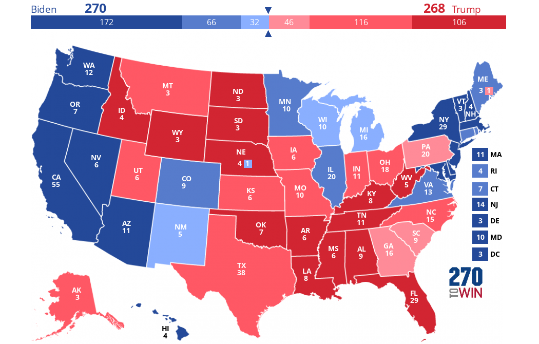 2025 Electoral Map Blank