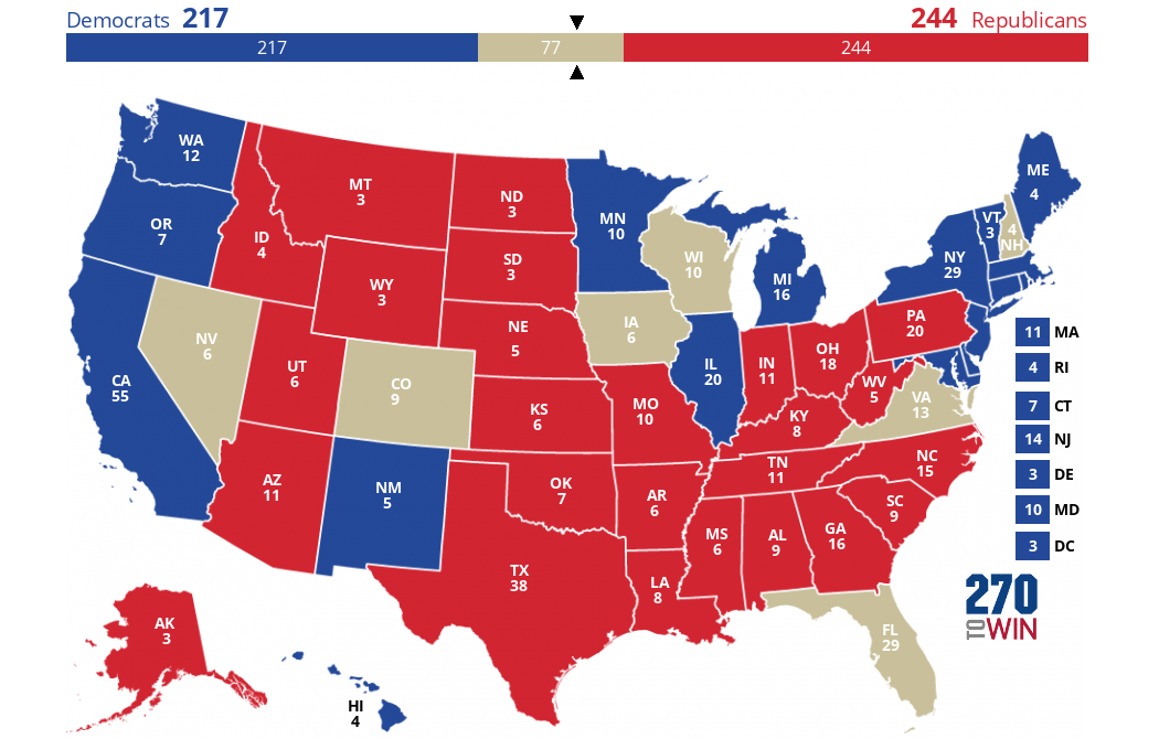 2024 Presidential Election Interactive Map