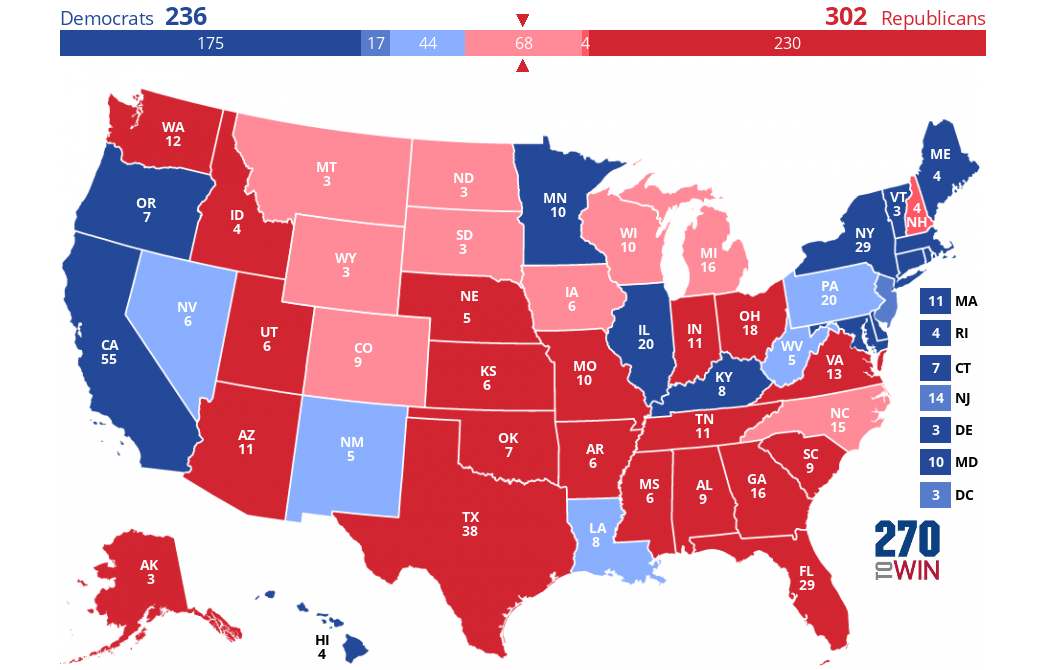 2024 Presidential Election Interactive Map