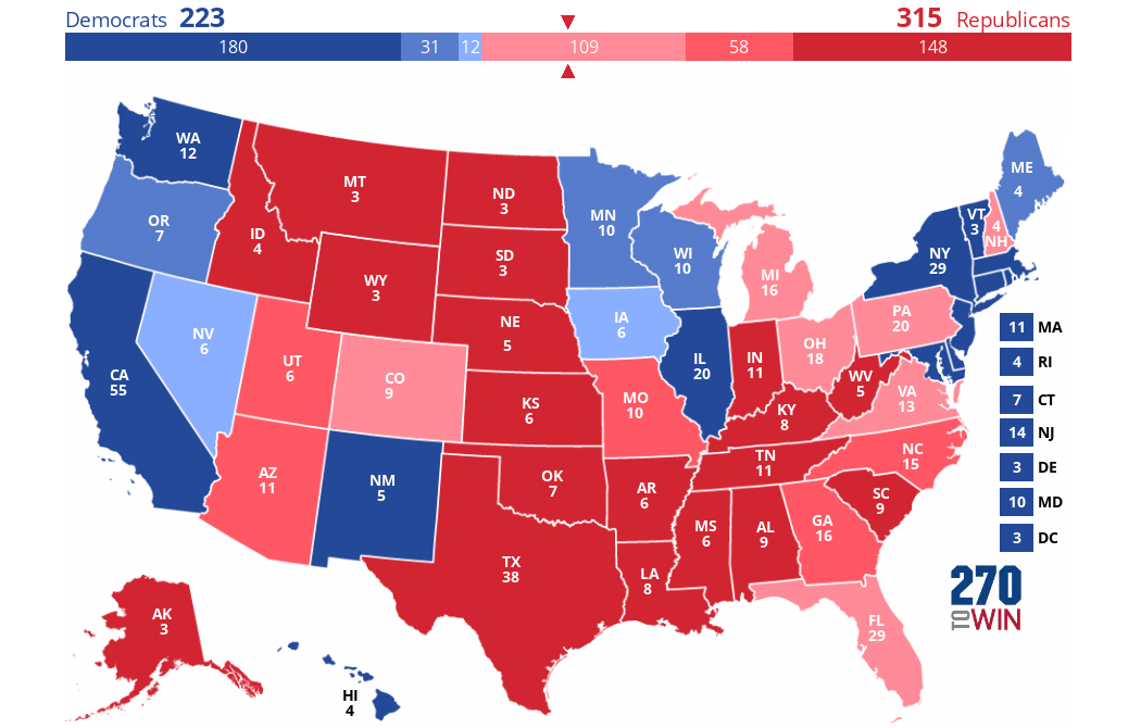 2024 Presidential Election Interactive Map