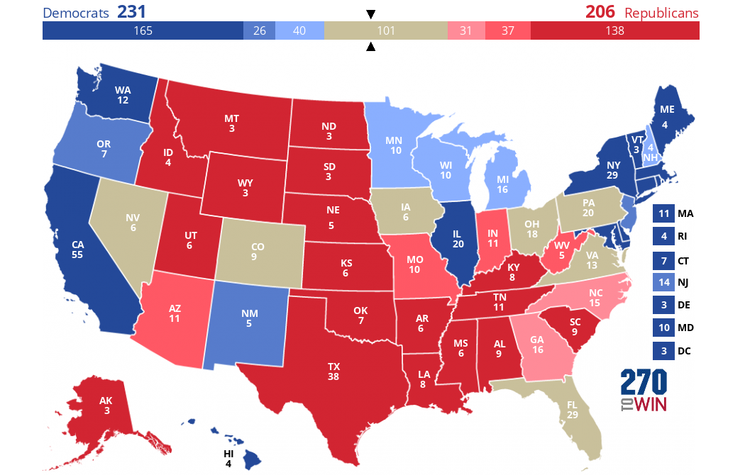 2024 Presidential Election Interactive Map