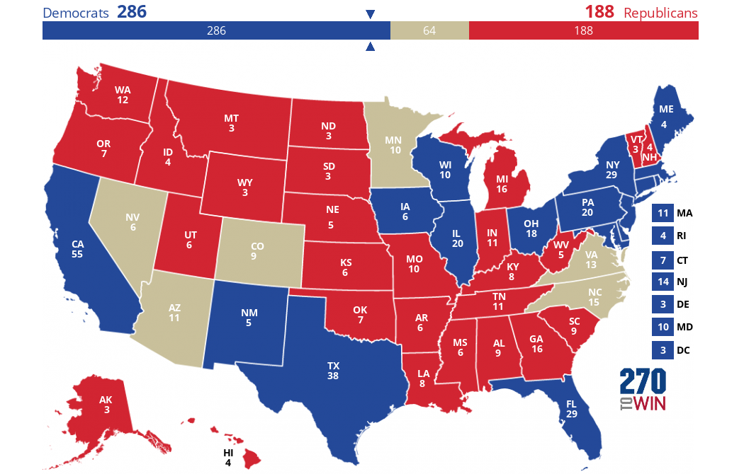 2024 Presidential Election Interactive Map