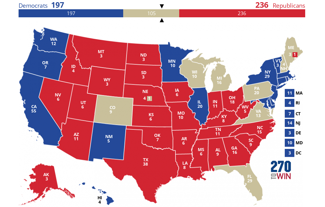 2024 Presidential Election Interactive Map