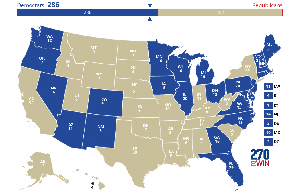 2024 Presidential Election Interactive Map