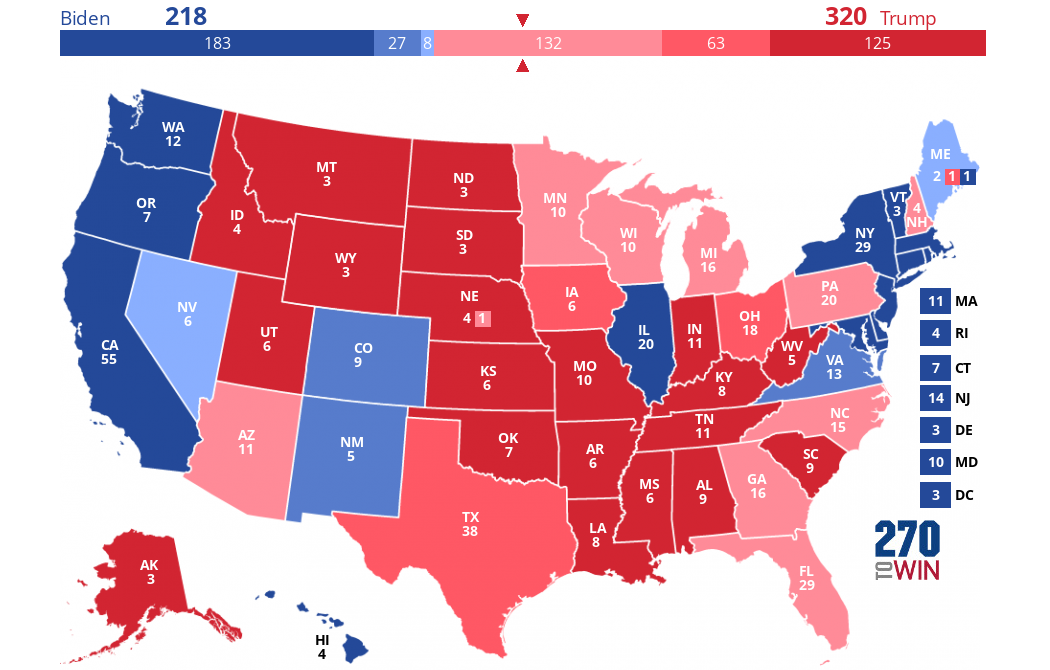 2024 Presidential Election Interactive Map