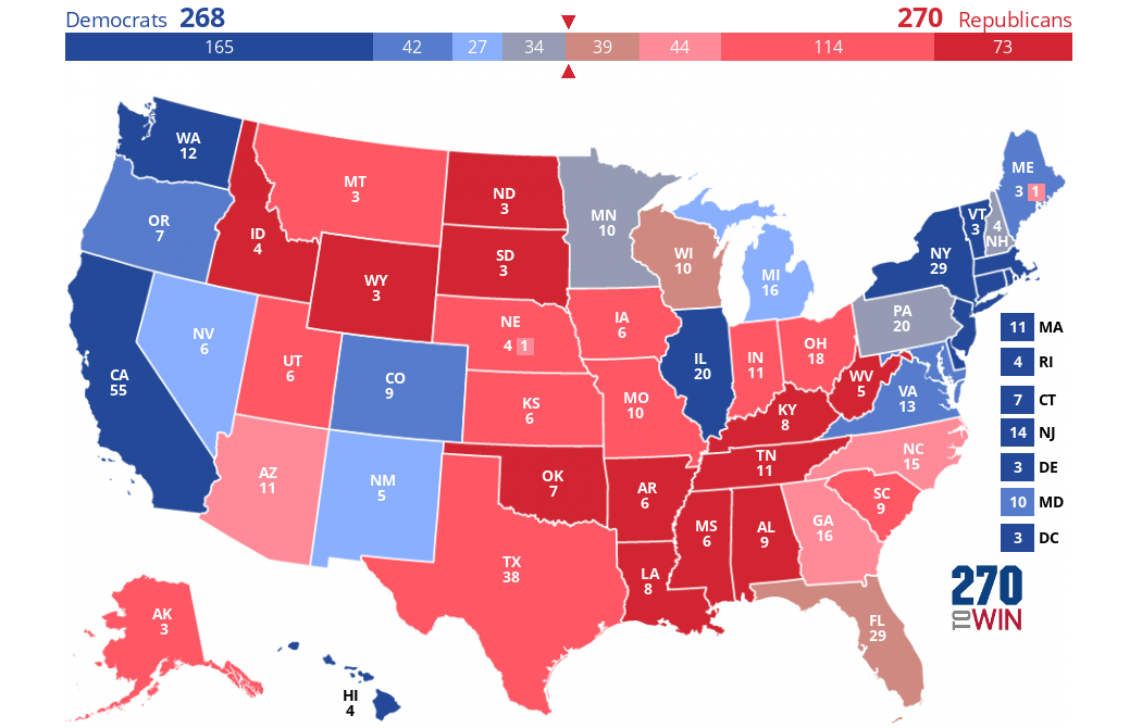 2024 Presidential Election Interactive Map