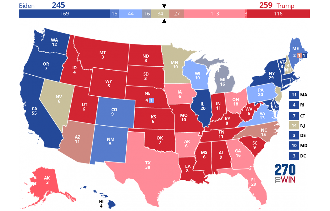 2024 Presidential Election Interactive Map