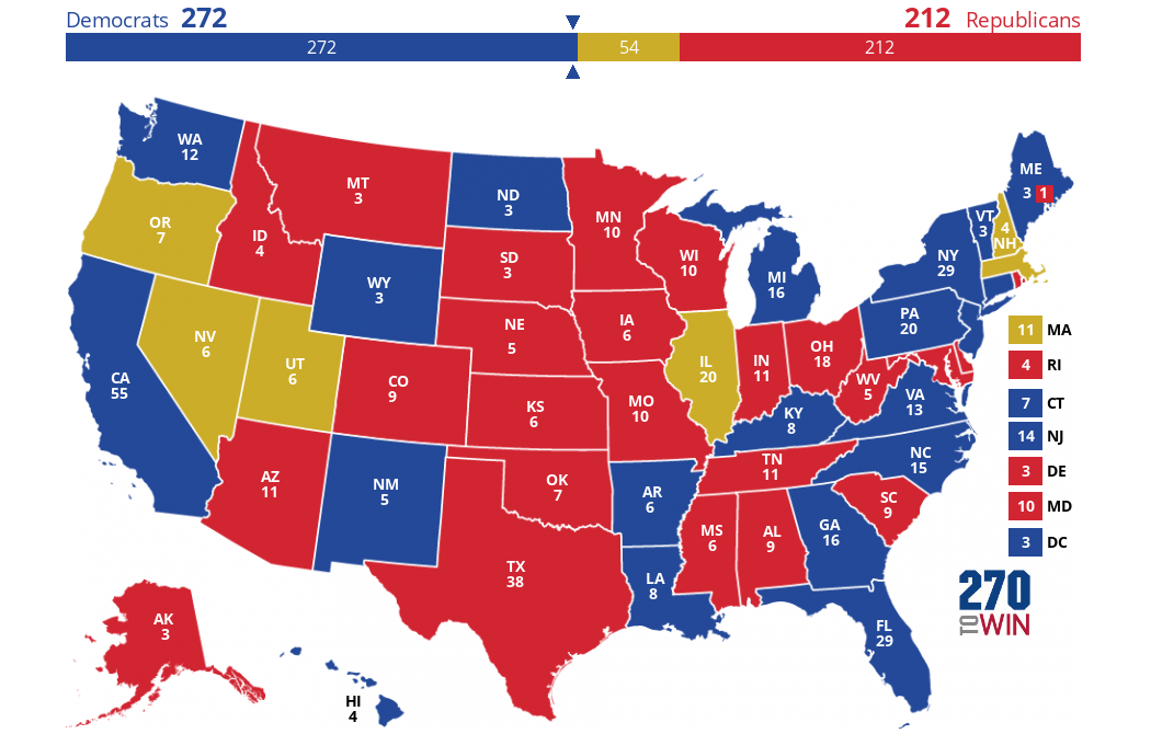 2024 Presidential Election Interactive Map