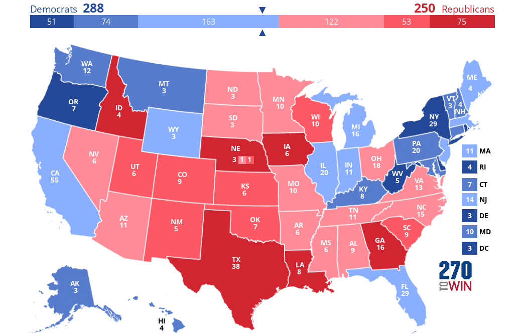 2024 Presidential Election Interactive Map