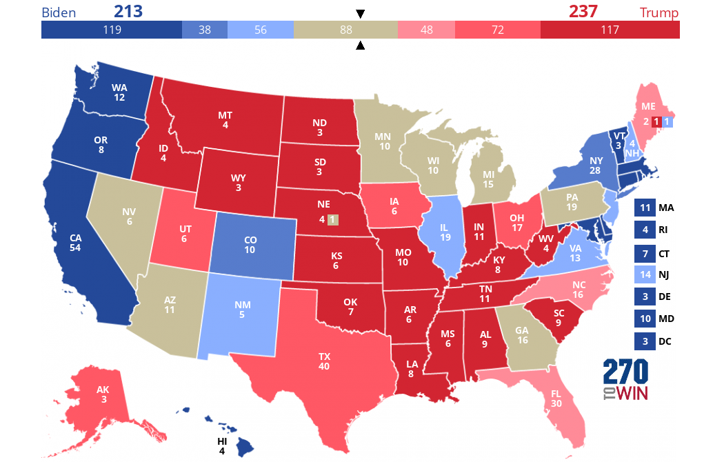 2024 Presidential Election Forecast Maps - 270toWin