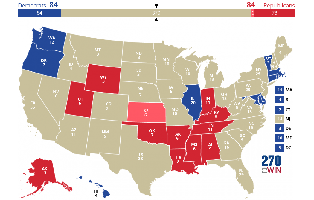 2024 Presidential Election Interactive Map