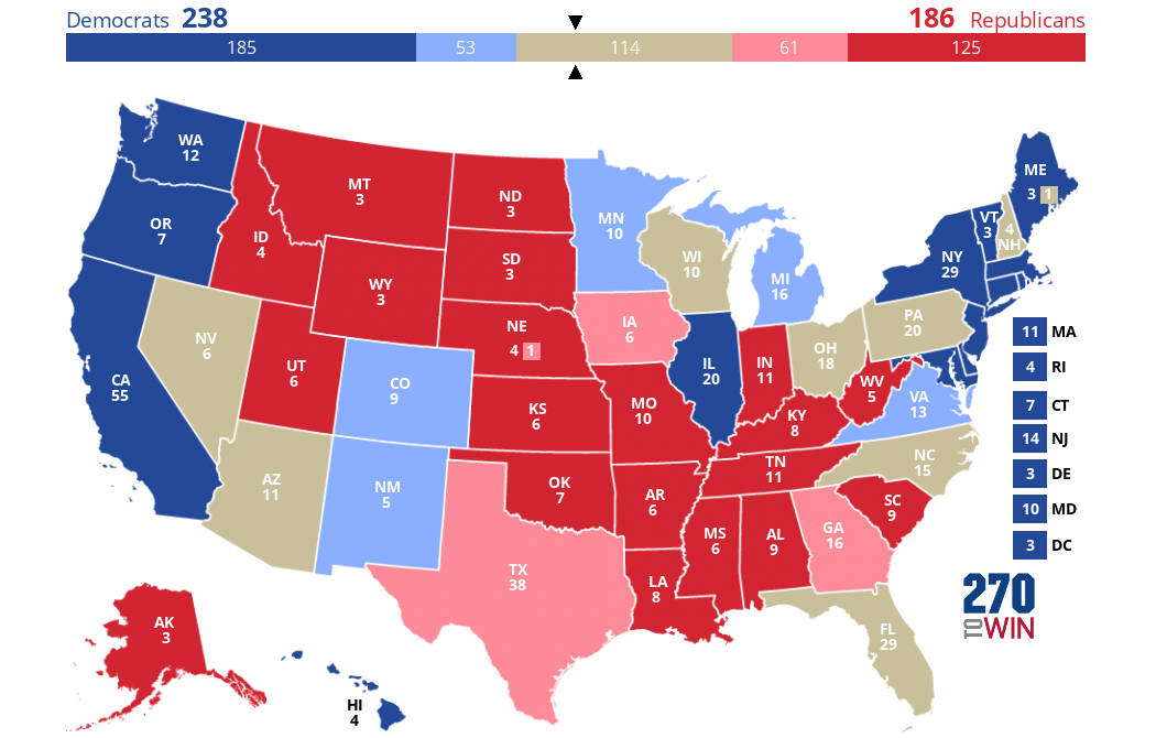 NPR 2020 Election Map Ratings