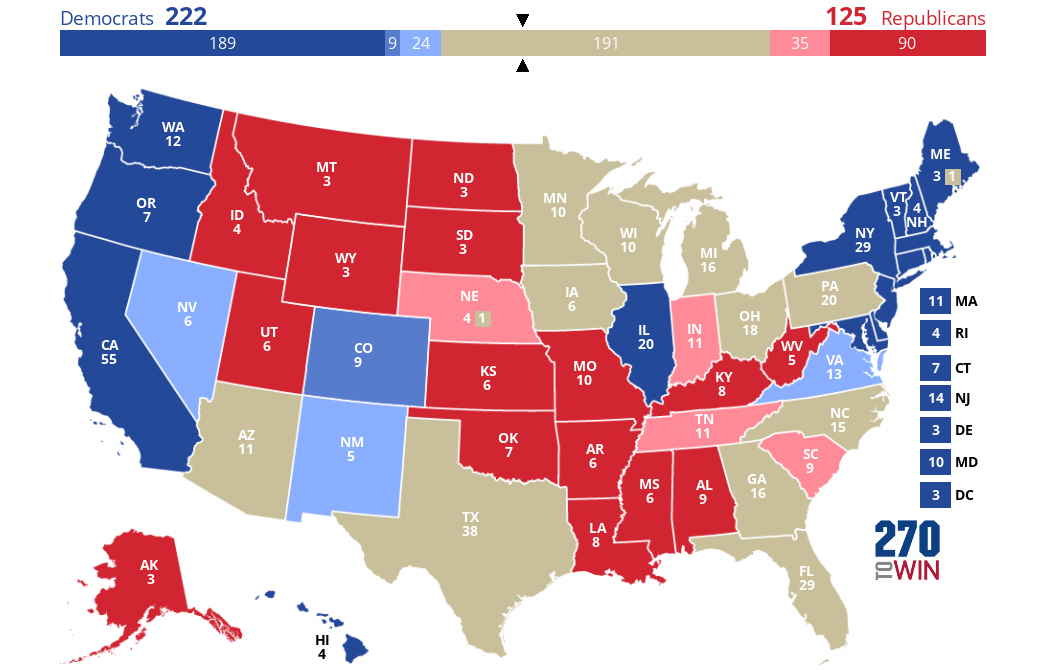 2024 Presidential Election Interactive Map