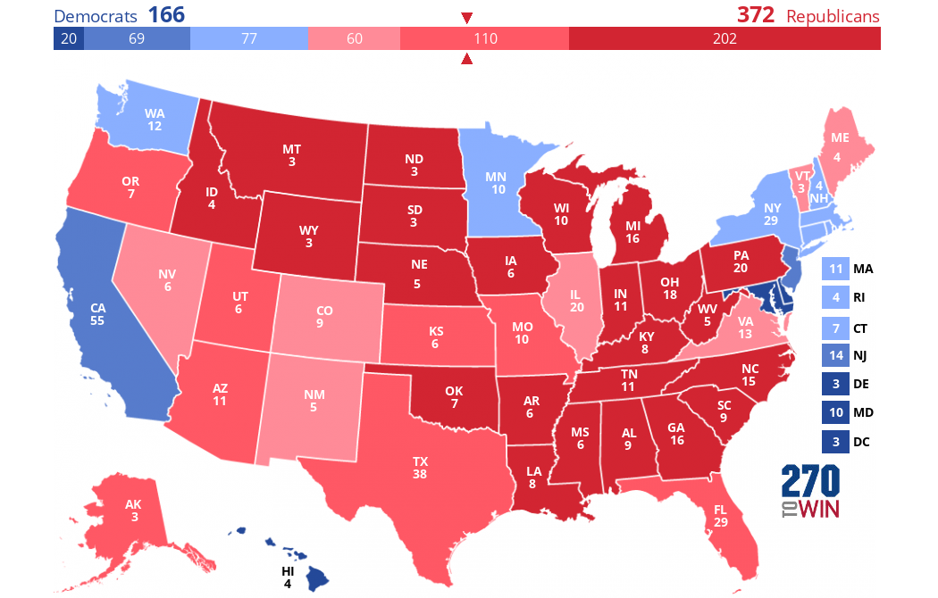 2024 Presidential Election Interactive Map