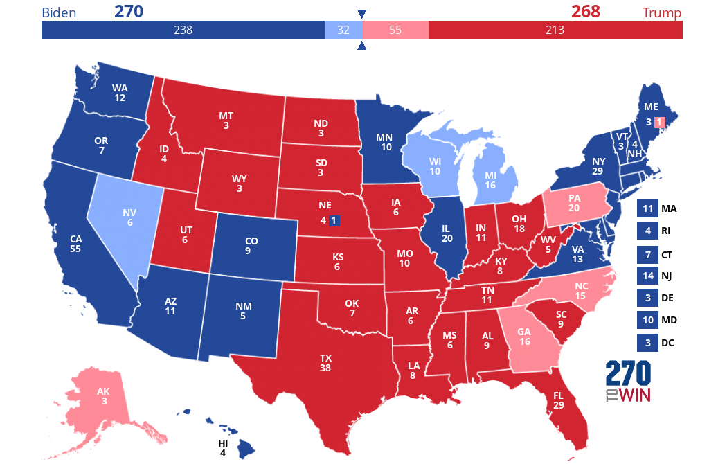 2024 Presidential Election Interactive Map