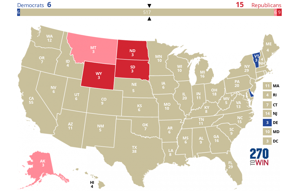 2024 Presidential Election Interactive Map