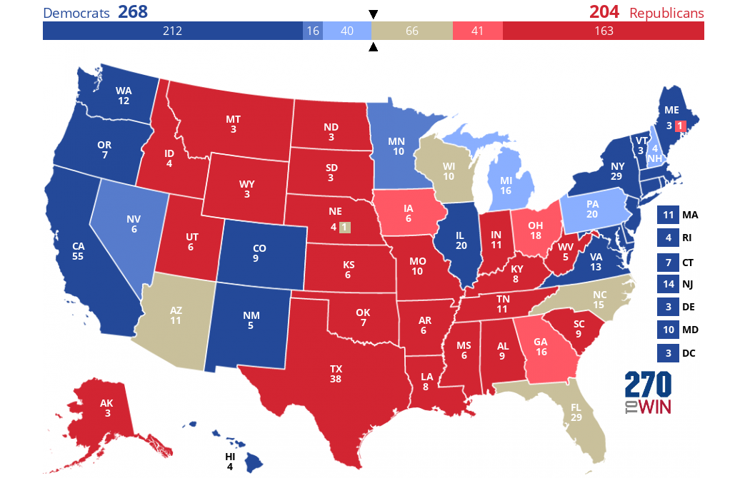 2024 Presidential Election Interactive Map