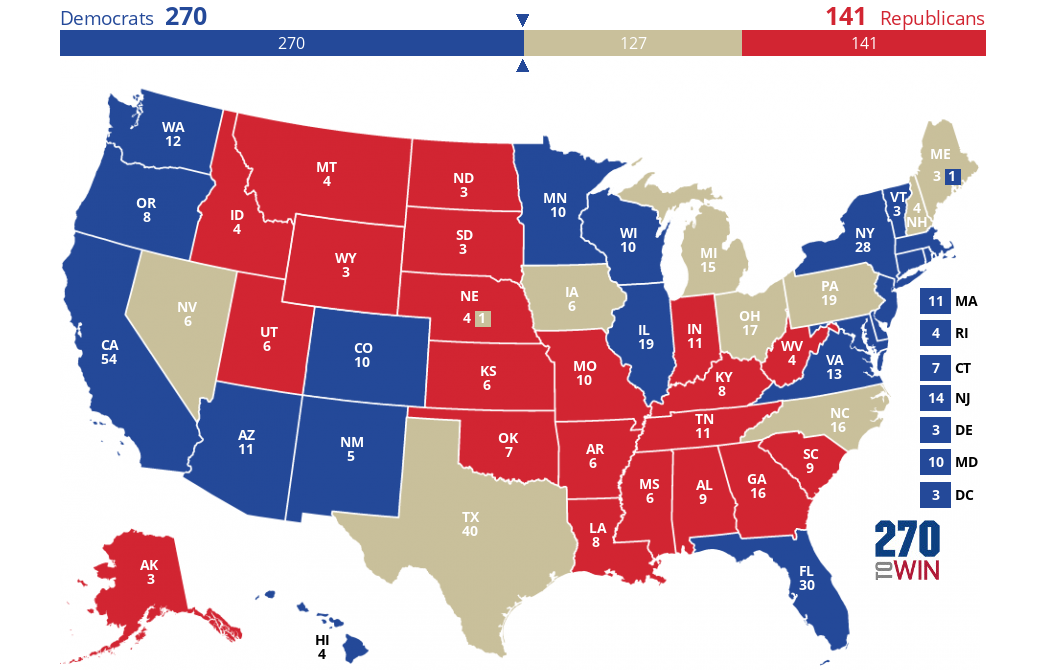 2024 Presidential Election Interactive Map