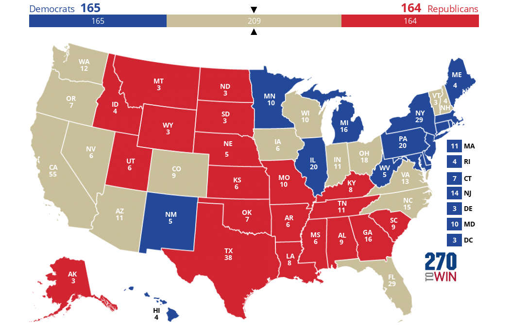 2024 Presidential Election Interactive Map