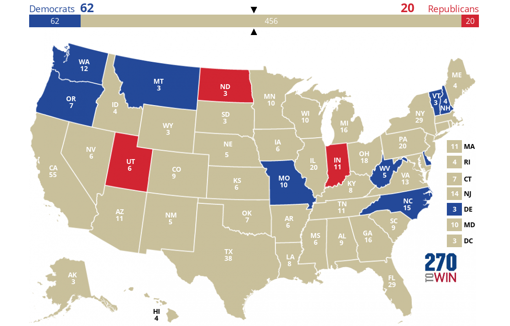 2024 Presidential Election Interactive Map