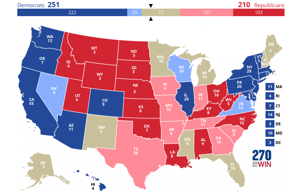 2024 Presidential Election Interactive Map