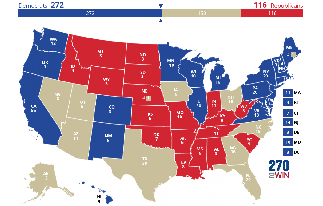 2025 Presidential Election Interactive Map