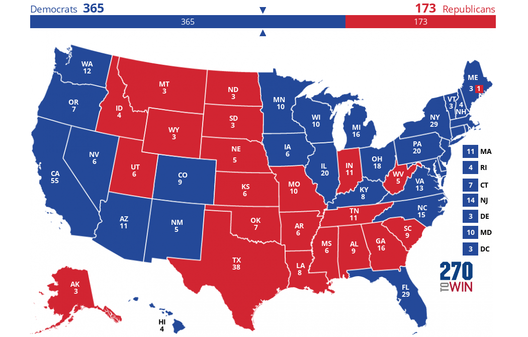 2020 Presidential Election Interactive Map