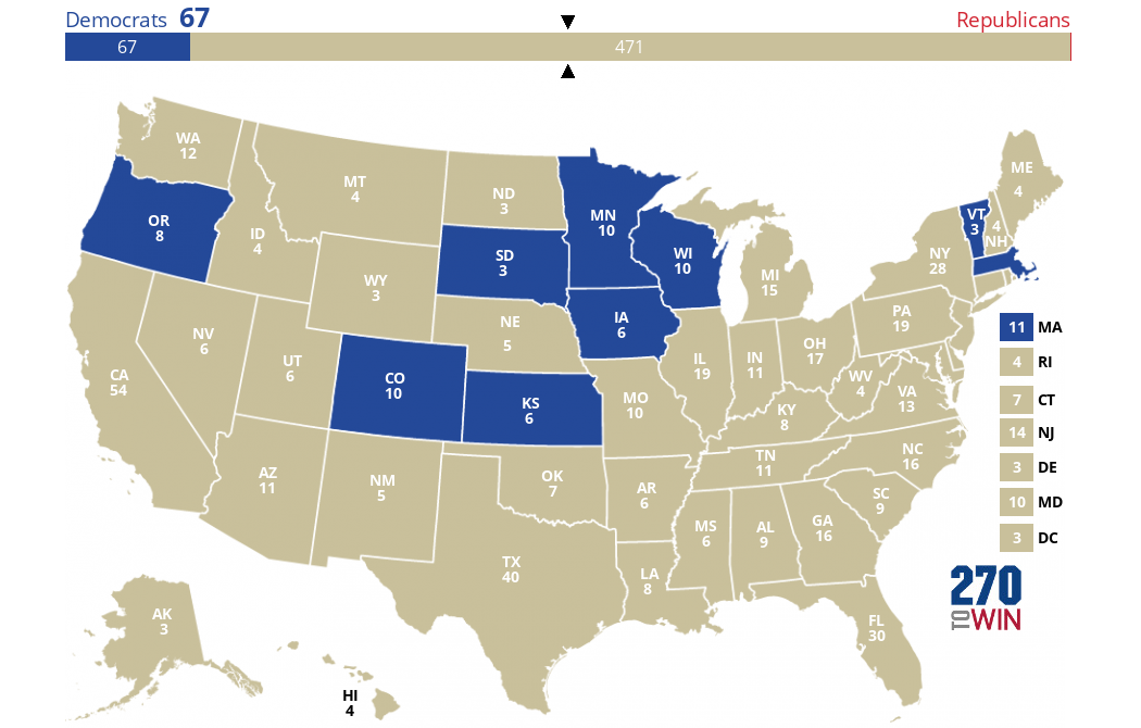 2024 Presidential Election Interactive Map