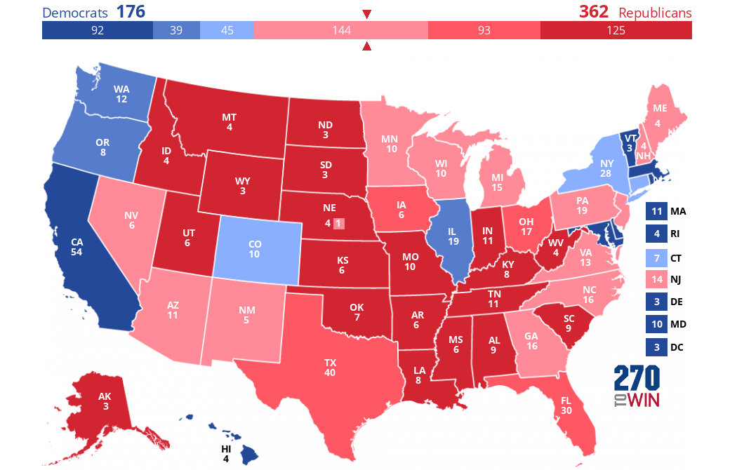 Post your best case scenario map for November. | Political Talk