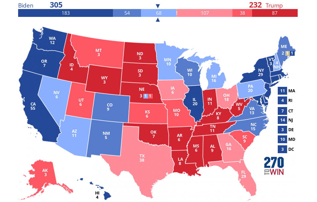 2024 Presidential Election Interactive Map