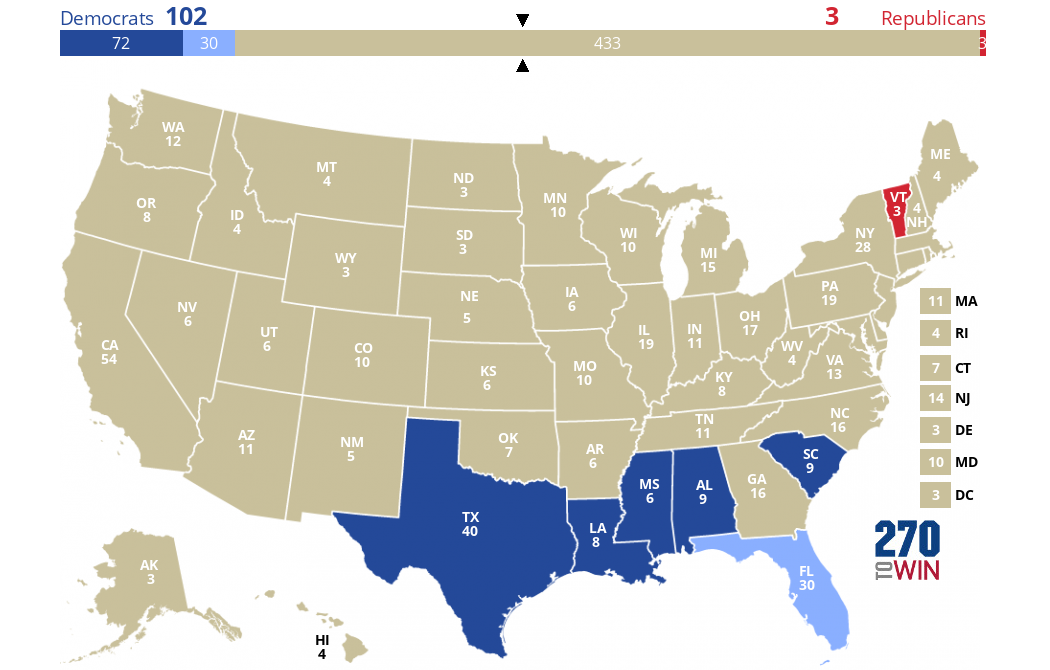 2024 Presidential Election Interactive Map