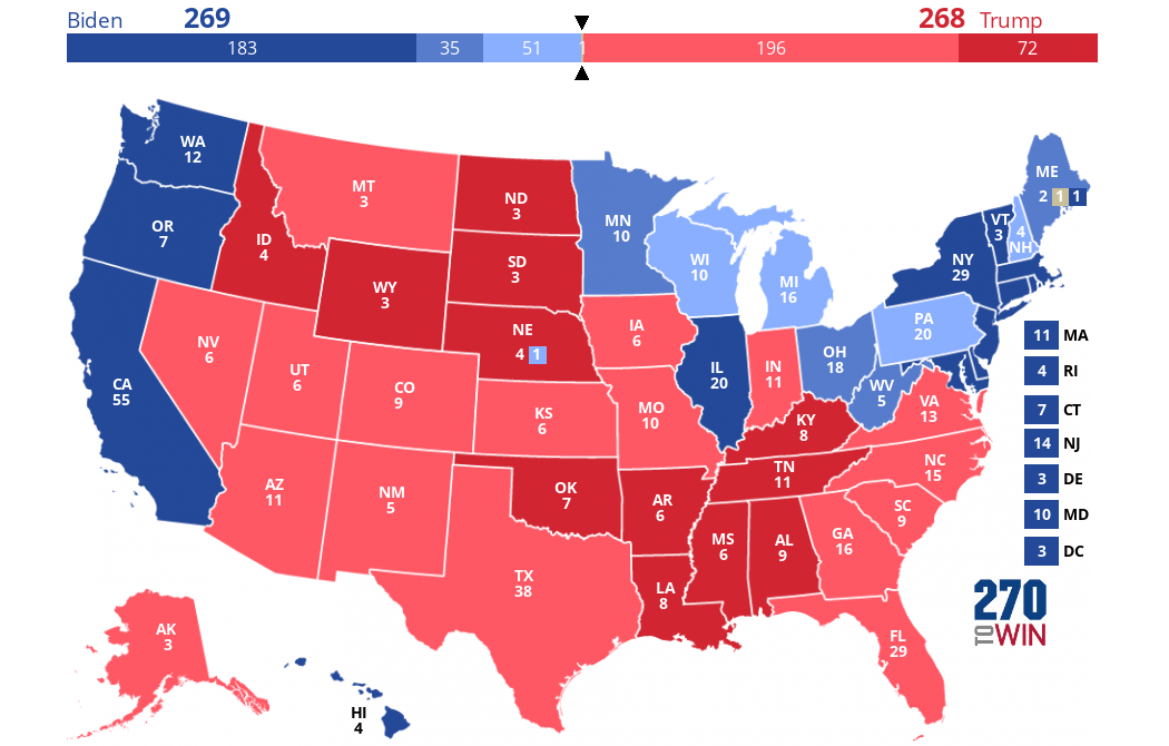 2024 Presidential Election Interactive Map