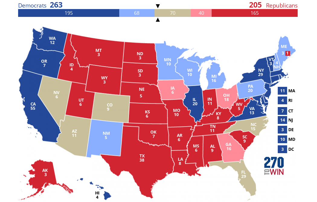 2024 Presidential Election Interactive Map