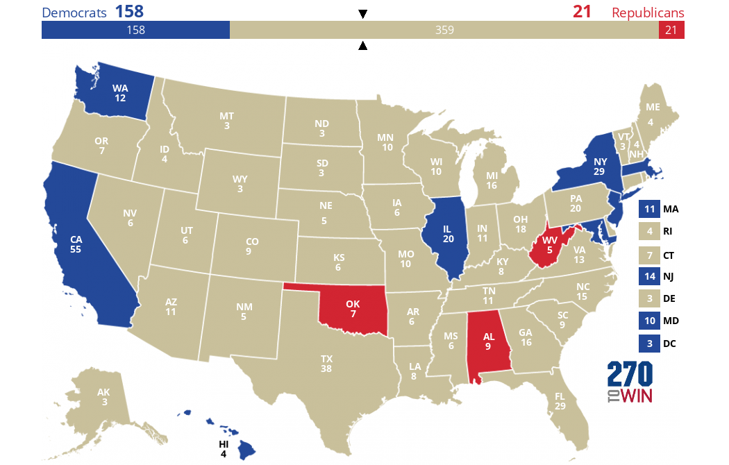 2008 Presidential Election Map