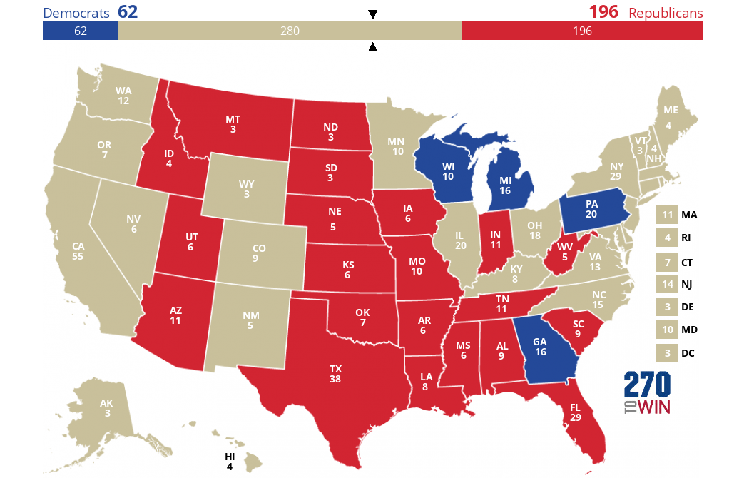 2020 Presidential Election Interactive Map