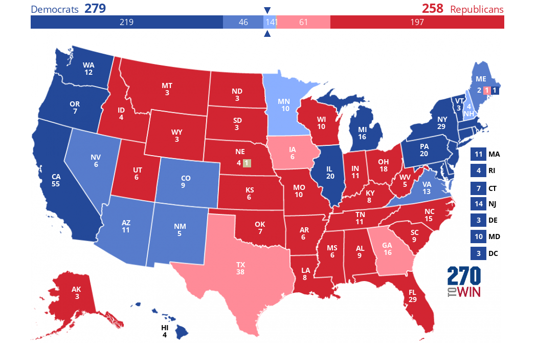 2024 Presidential Election Interactive Map