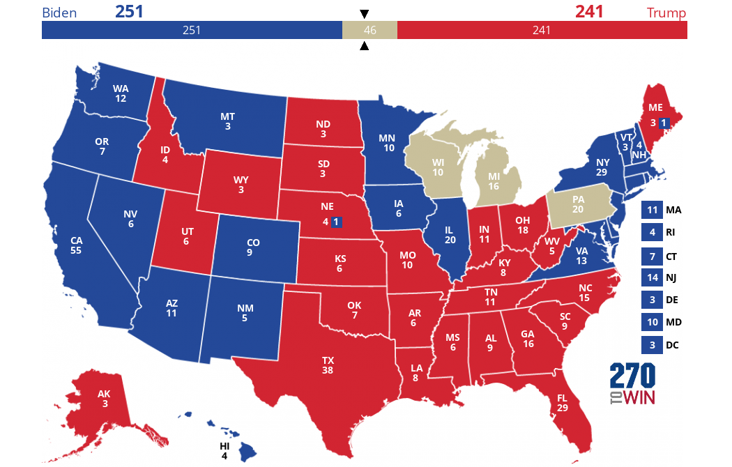 2024 Presidential Election Interactive Map