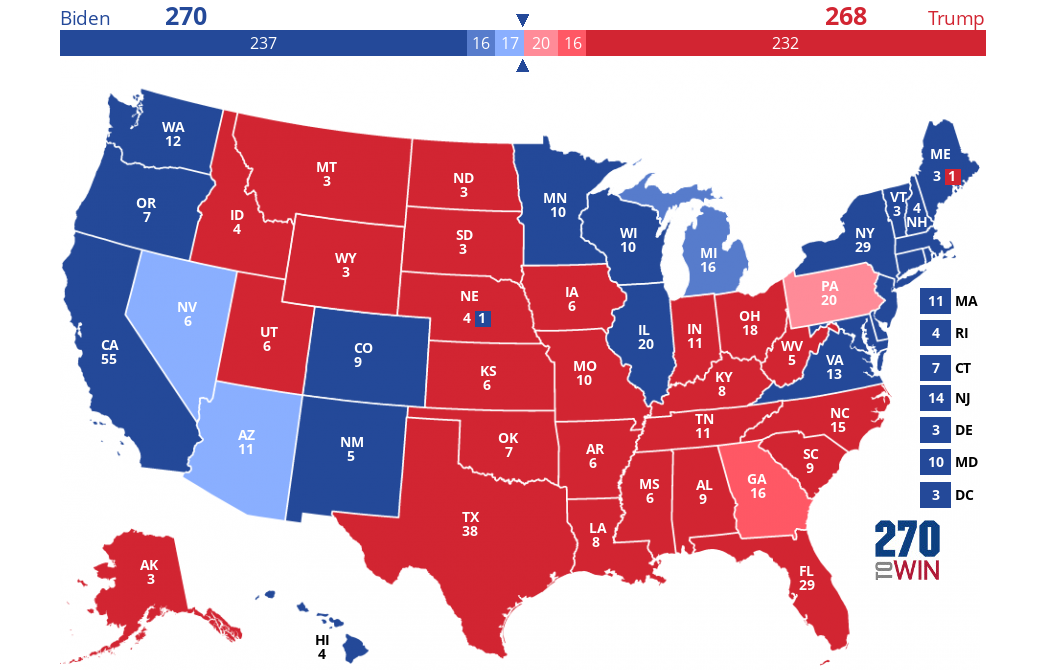 2024 Presidential Election Interactive Map