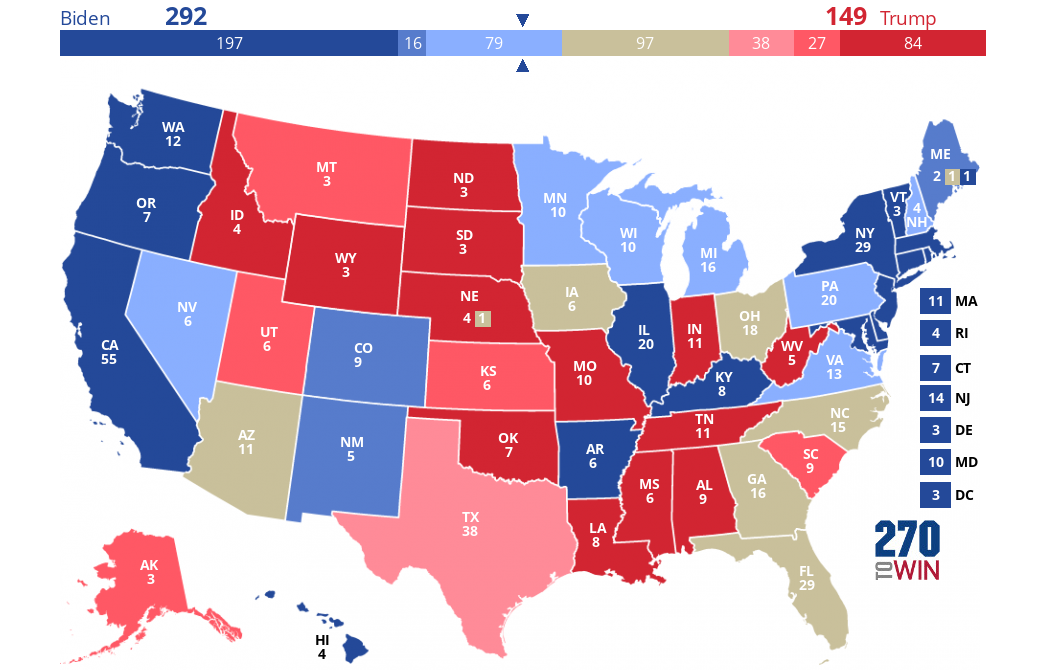 2024 Presidential Election Interactive Map