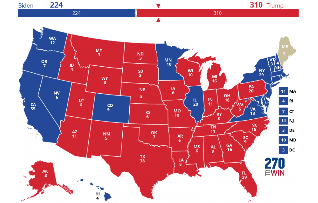 2024 Presidential Election Interactive Map